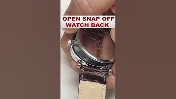 How to open a snap off watch back change battery #shorts #shortsvideo #watch #viralshorts #watches