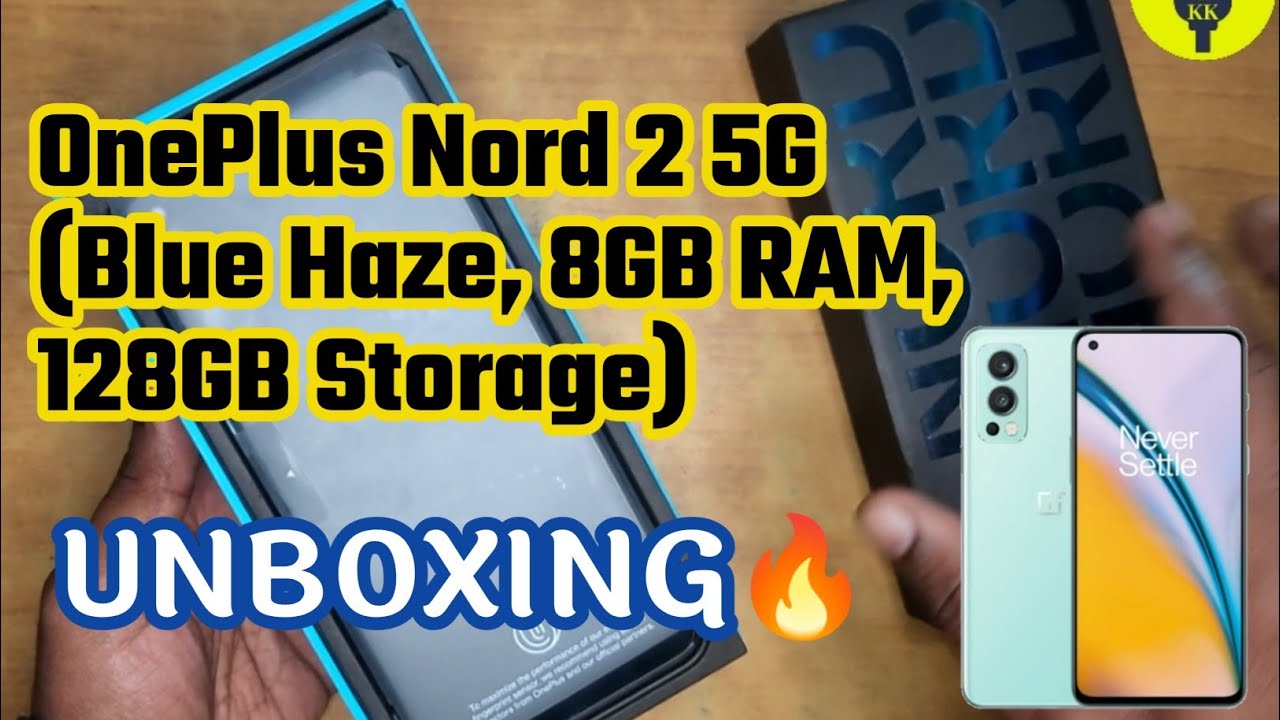 OnePlus Nord 2 5G (Blue Haze, 8GB RAM, 128GB Storage) Unboxing 🔥