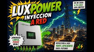 Grid injection with Luxpower: here's how I did it!