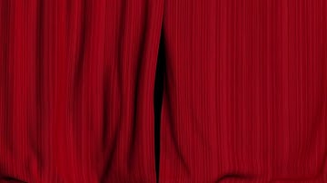 VJ Loop - Red Closing Curtain Motion Graphics /Curtains for video editing/LEDVIDEOWALL