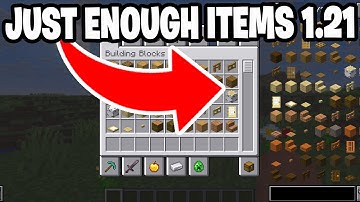 How To Download Just Enough Items Mod In Minecraft 2025! - Tutorial