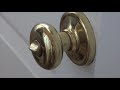 Older Kwikset (not Schlage) knob removal no slot/latch 3-2019