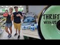 Taking our Friends Thrift Shopping | Thrift with Us | ft. Real Nifty Vintage