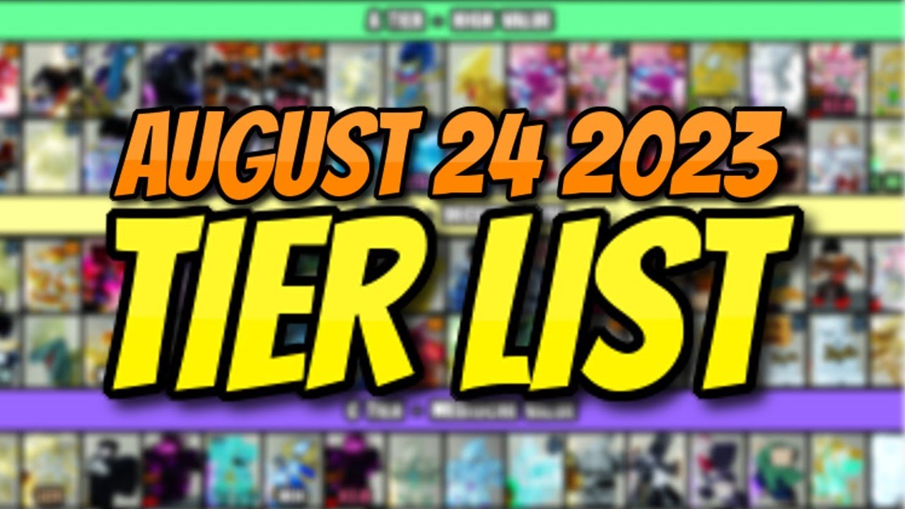 YBA Skins Value Tier List December 2023 - Gamer Tweak