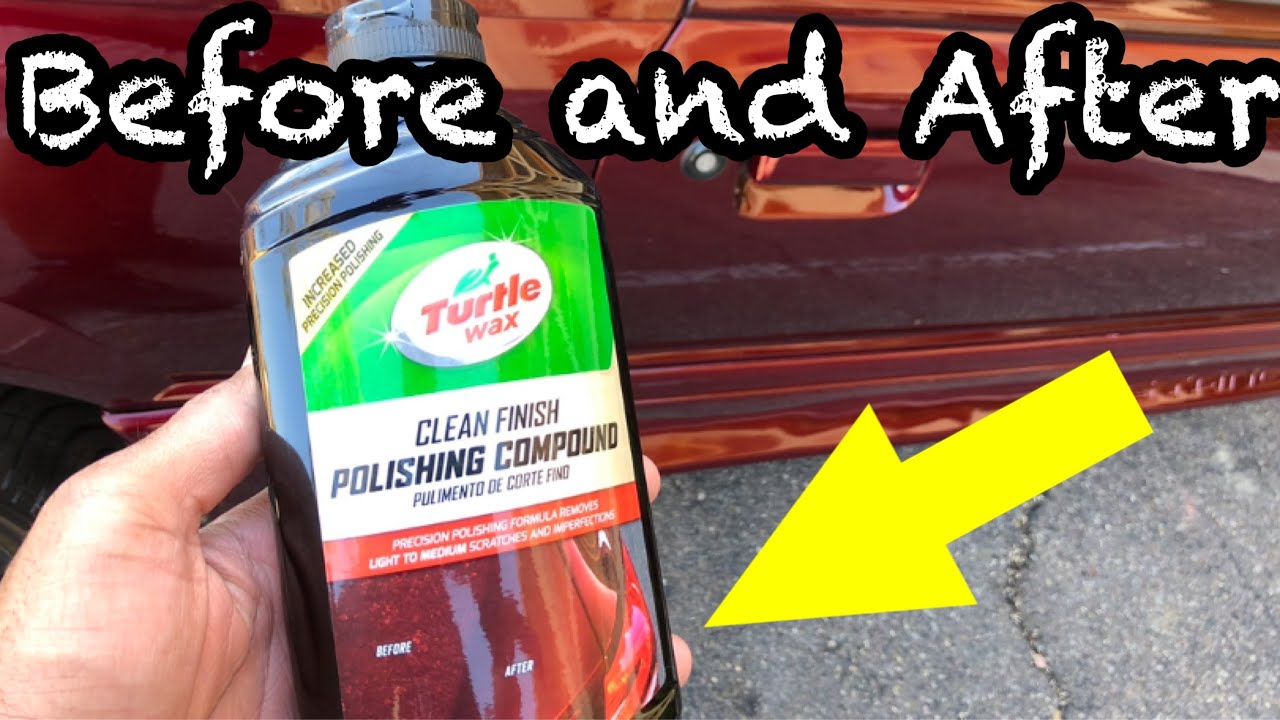 Turtle Wax Clean Finish Polishing Compound Review / Before and