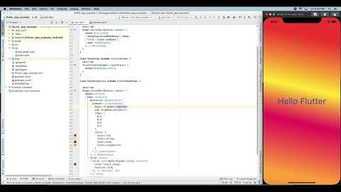 Linear gradient in flutter