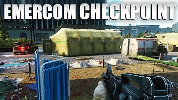 Emercom Checkpoint Extract / Exit Location on Ground Zero in Escape From Tarkov