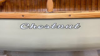 Wood Canvas Canoe Restoration ‘Chestnut Chum’