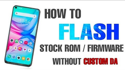 How to Flash Stock Rom / Firmware without DA File | Flash MTK Secure Boot Device Without Custom DA