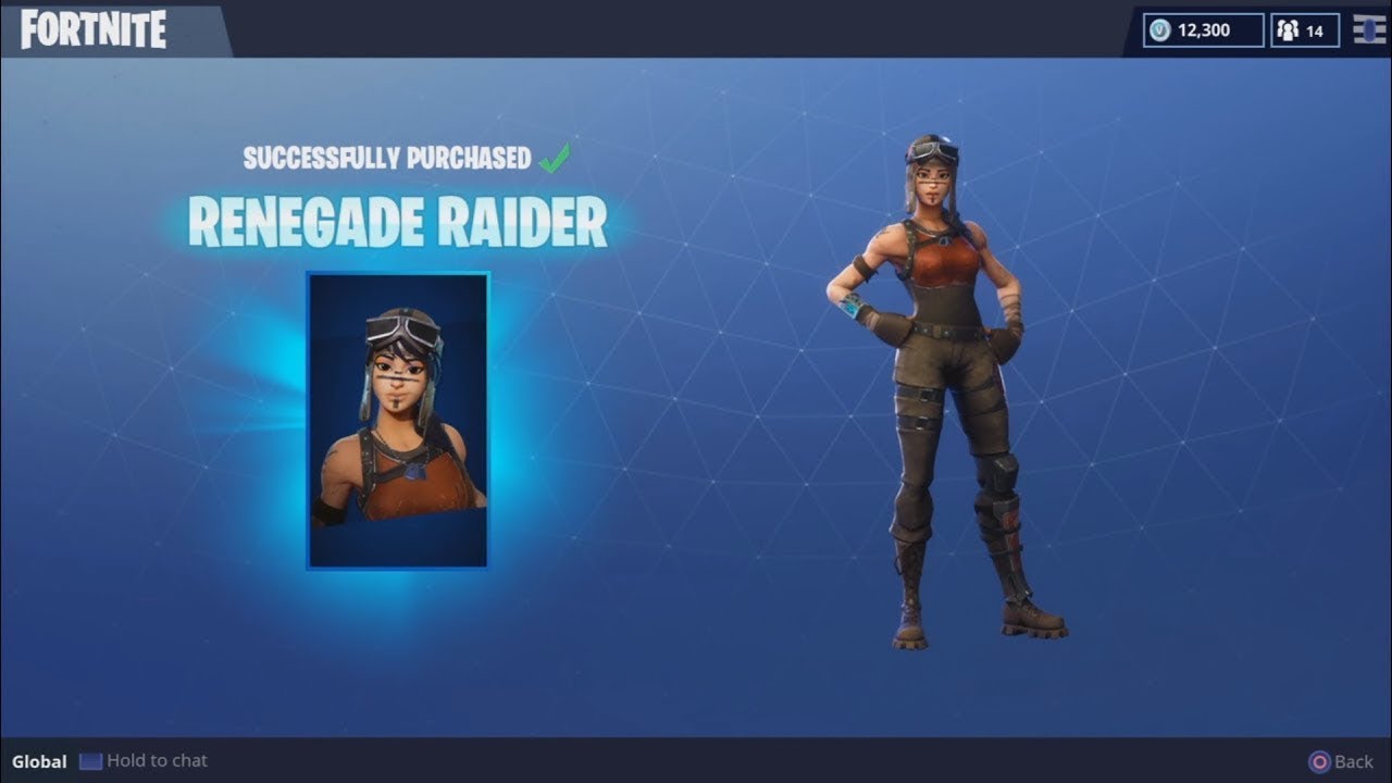 Fortnite Battle Royale The Day I Bought Renegade Raider Youtube
