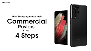 How Samsung Made Their Commercial Posters 4 Steps Adobe Illustrator Ma Tutorials