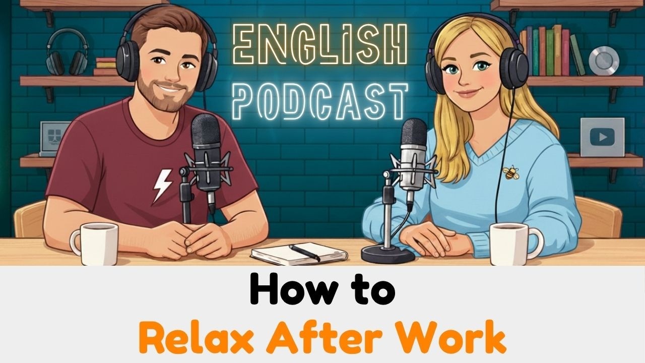 How to Relax After Work (Simple Ways That Actually Work) | English Podcast