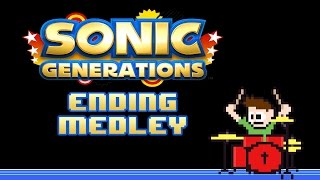 Sonic Generations - Ending Medley (Drum Cover) -- The8BitDrummer chords