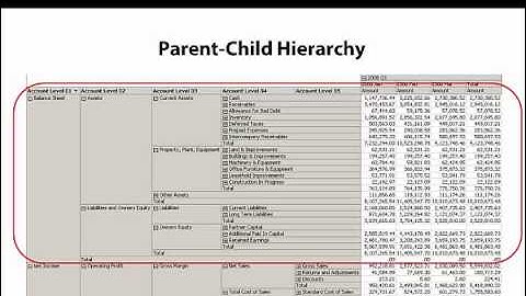 Financial Parent Child Hierarchy