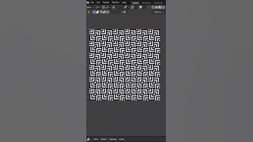 Procedural shading creating pattern tangle squares #texture #shaders #blender #blendercommunity