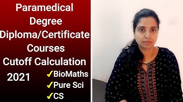 Paramedical Cutoff Calculation 2021| how to calculate cutoff for paramedical courses in Tamil
