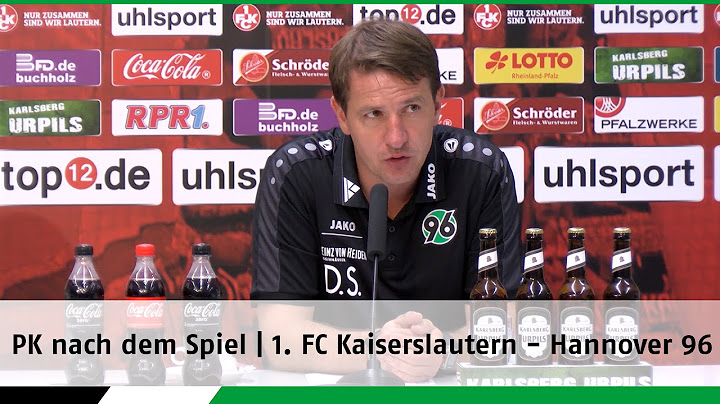 PK nach dem Spiel | 1. FC Kaiserslautern - Hannover 96