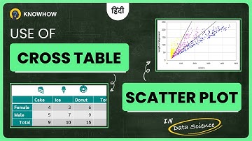 How to use Cross Table and Scatterplot in Data Science