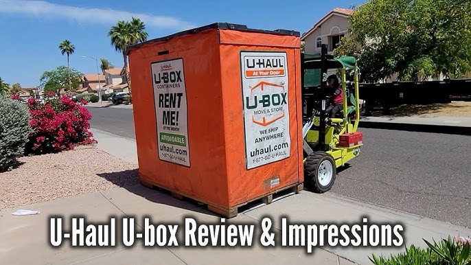 U-Box Moving and Storage container 8x5x7