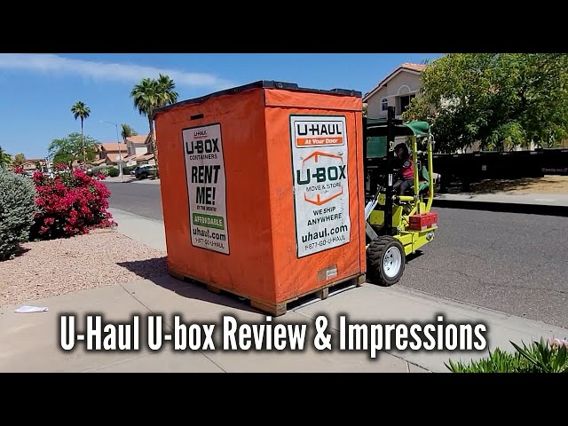 U-Haul Ubox Review - Watch This BEFORE You Book These