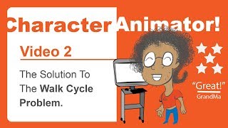 Character Animator CC Tutorial 2 - Walk Cycles and Rigging Multiple Views Wealth