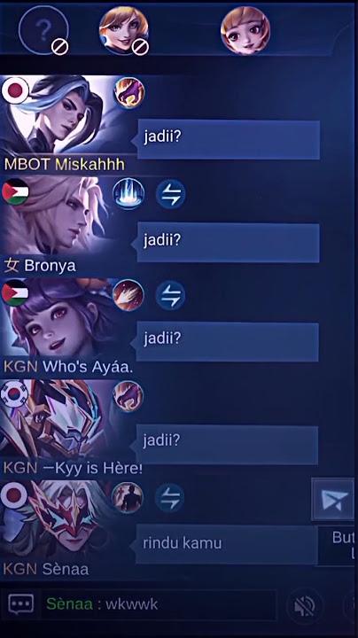 COLLAB BER-5 LAGI NIH//PRESET MLBB //DJ RINDU AKU RINDU KAMU JADI 1🥀#mlbballstar  #mlbbcreator