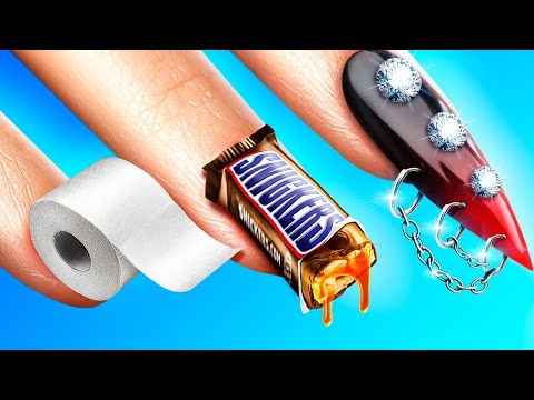 Короткие vs длинные vs гига длинные ногти! Проблемы коротких и длинных ногтей