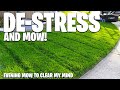 DE-STRESS AND MOW! Had a bad day and needed to clear my mind with an evening mow ~ EGO is back!