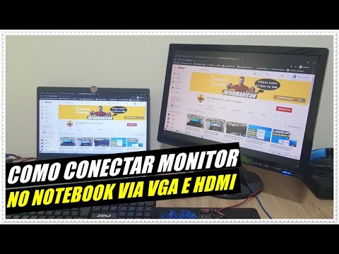 Vídeo: Como Conectar Um Monitor