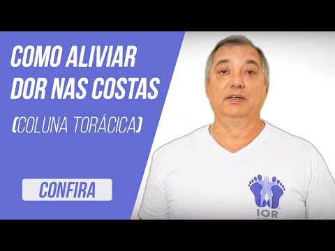 Como aliviar dor nas costas (coluna torácica) - Reflexologia