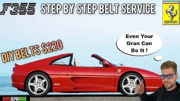 Ferrari 355 Timing Cam Belt Service - Step By Step DIY Guide. Here