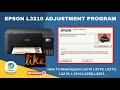 Epson L3210, L3250, l3200, Red Light Blink Solutions  Epson L3210, L3250 Resetter Free tutorial