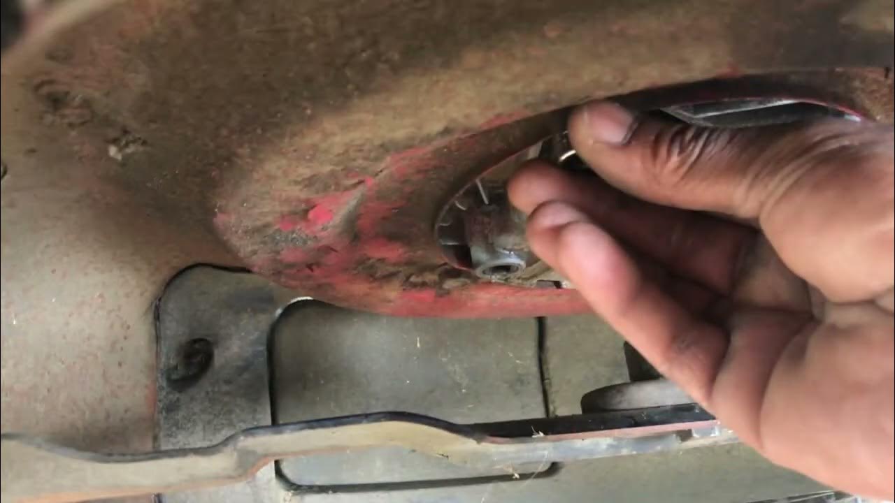 Push mower engine removal YouTube