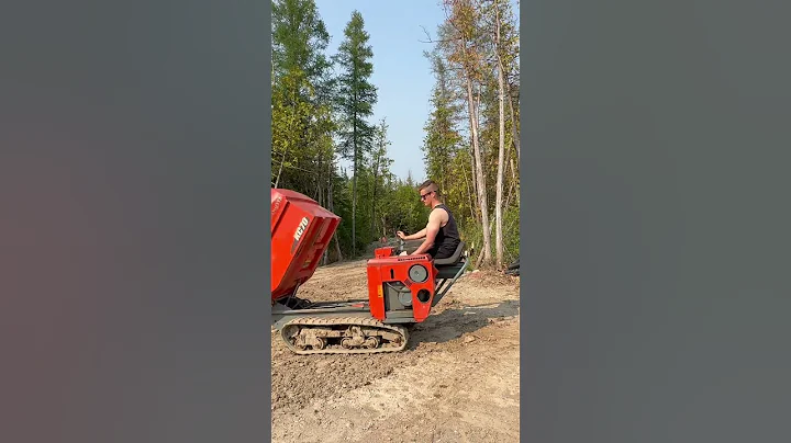 Diesel Skid steer track dumper kubota kc70 #machine #construction #landscape #excavator #foryou