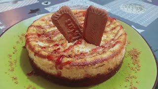 الذ تشيز كيك سبيكولوس سهل و سريع    cheesecake spéculoos  facile et rapide