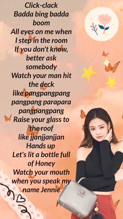 JENNIE bombayaa song rap🔥🔥😍😘