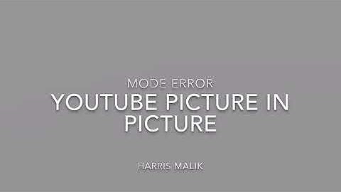 iOS 14 PiP Mode - Error Fix | Harris Malik (Method Stop Working)