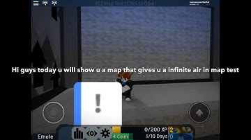 HOW TO GET INF AIR ON MAP TEST ( new map) | FE2 map test