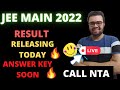 [LIVE]- JEE Mains 2022 result released ? Marks vs Percentile #jeemains2022 #nta  #jee2022 #iit #nit