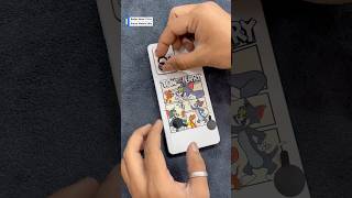 Tom and Jerry Mobile Skin Redmi Note 12 Pro Lens Apply #redmimobile #redmix #redmiphone #shorts