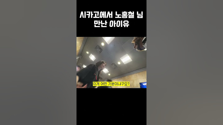 시카고에서 노홍철 님 만난 아이유