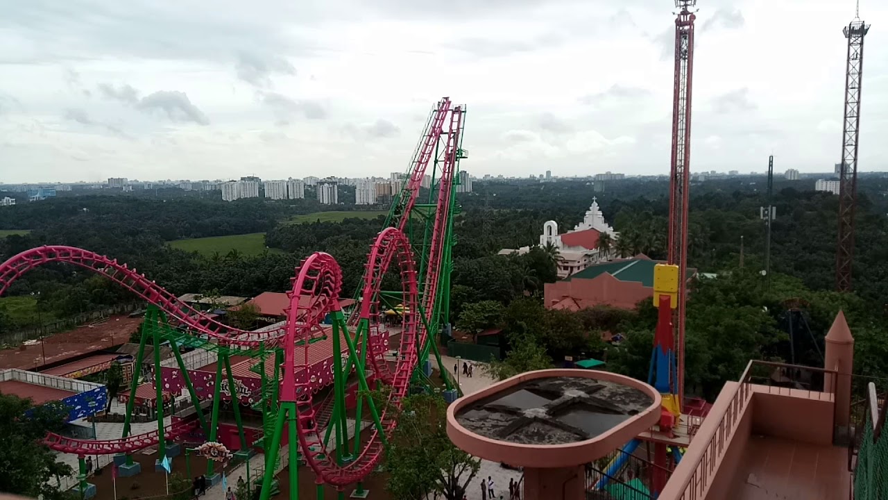 Wonderla Kochi Reverse looping Recoil YouTube