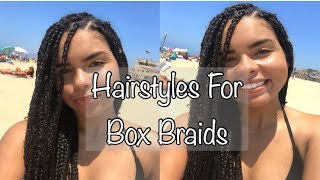 6 Quick Easy Box Braids Hairstyles By Yaliana Enid
