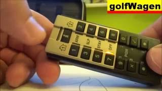 REM3 2way remote keypad how to change battery paradox