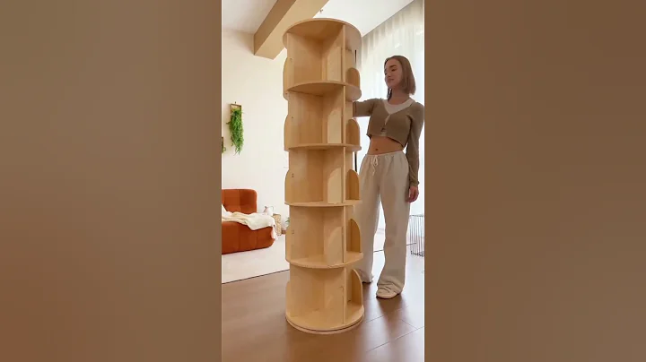 Rotating Book Shelf  #viral #viralreels #home #trendingreels #diy #amazon #youtubeshorts #books