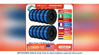 10KG PLA Filament PETG 3d Filament 1.75mm For 3D Printer Filament 10rolls/set Mixed colors and mater
