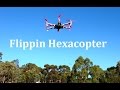 H550 Hexacopter ACRO Flipping and Rolling with KK2.1 and RC911 firmware