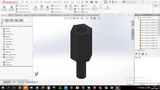 How to design Standoff in solidworks by Mr. CAD Designer 63 views 3 weeks ago 5 minutes, 5 seconds