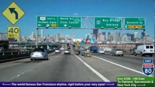 This video follows us 101 north, from san mateo to francisco. includes
some history about the bayshore freeway, as well useful information,
regar...