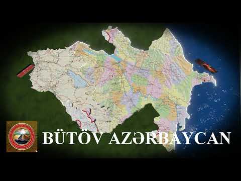 Bütöv Azerbaycan xeritesi